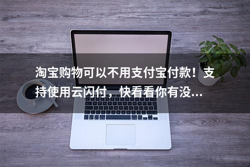 淘宝购物可以不用支付宝付款！支持使用云闪付，快看看你有没有