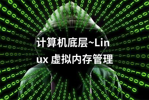 计算机底层~Linux 虚拟内存管理