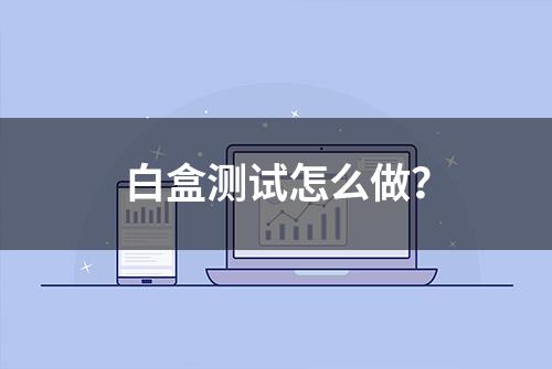 白盒测试怎么做？