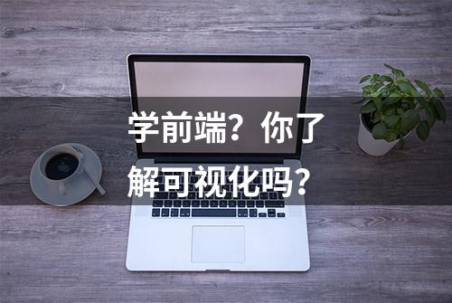 学前端？你了解可视化吗？