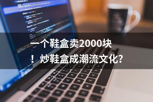 一个鞋盒卖2000块！炒鞋盒成潮流文化？