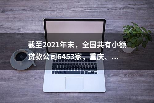 截至2021年末，全国共有小额贷款公司6453家，重庆、广东、江苏贷款余额列全国前三