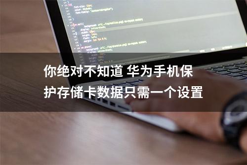 你绝对不知道 华为手机保护存储卡数据只需一个设置