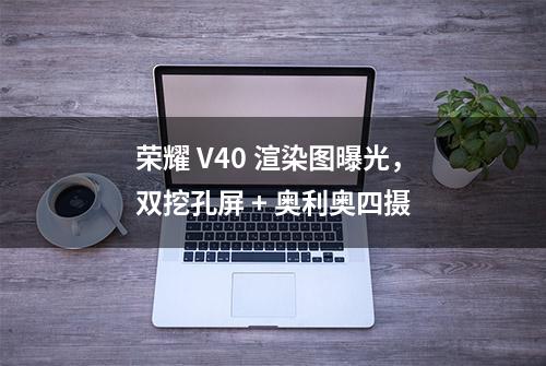 荣耀 V40 渲染图曝光，双挖孔屏 + 奥利奥四摄