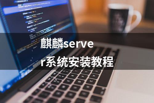 麒麟server系统安装教程