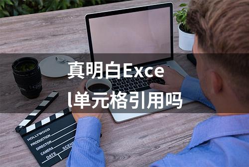 真明白Excel单元格引用吗