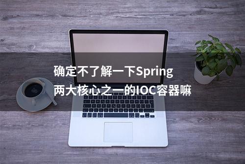 确定不了解一下Spring两大核心之一的IOC容器嘛