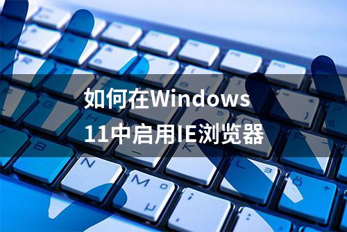 如何在Windows11中启用IE浏览器