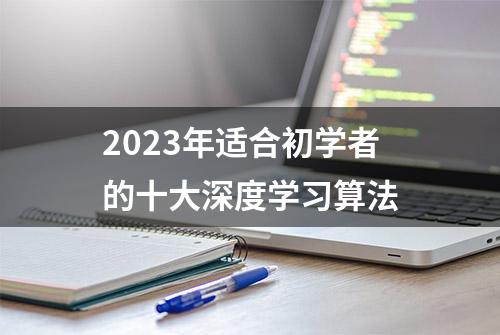 2023年适合初学者的十大深度学习算法