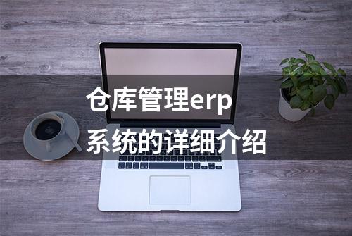 仓库管理erp系统的详细介绍