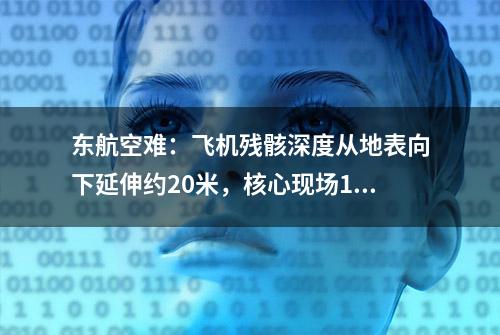 东航空难：飞机残骸深度从地表向下延伸约20米，核心现场10多公里外发现残骸