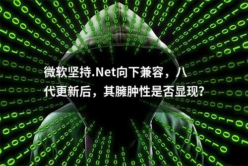 微软坚持.Net向下兼容，八代更新后，其臃肿性是否显现？