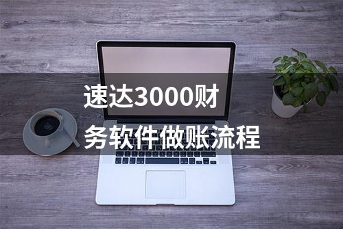 速达3000财务软件做账流程