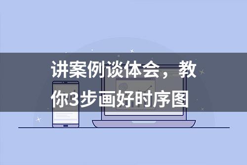 讲案例谈体会，教你3步画好时序图