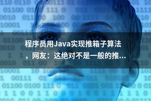 程序员用Java实现推箱子算法，网友：这绝对不是一般的推箱子！