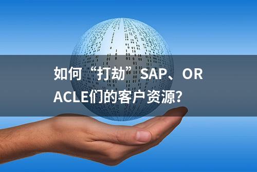 如何“打劫”SAP、ORACLE们的客户资源？