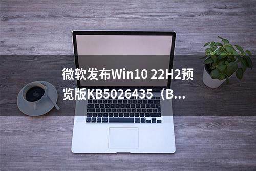 微软发布Win10 22H2预览版KB5026435（Build 19045.3031）更新