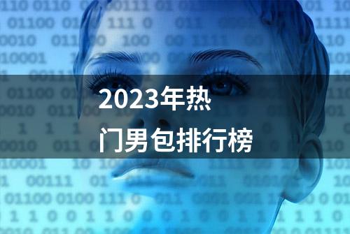 2023年热门男包排行榜