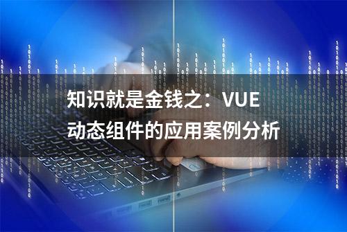 知识就是金钱之：VUE 动态组件的应用案例分析