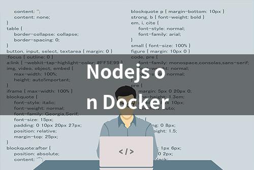 Nodejs on Docker