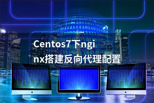 Centos7下nginx搭建反向代理配置