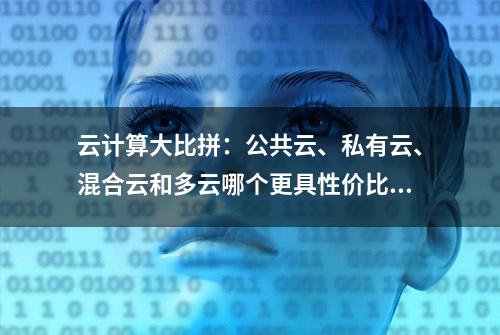 云计算大比拼：公共云、私有云、混合云和多云哪个更具性价比？