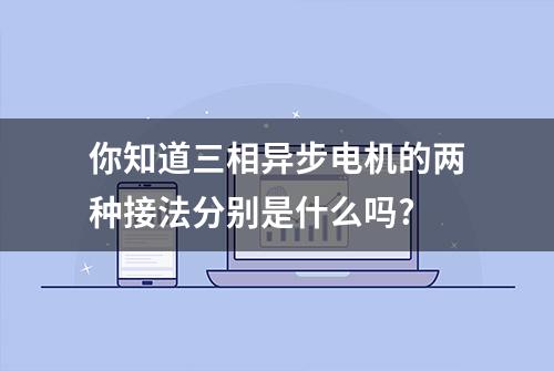 你知道三相异步电机的两种接法分别是什么吗?