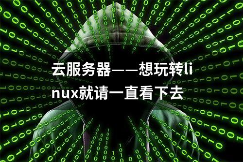 云服务器——想玩转linux就请一直看下去