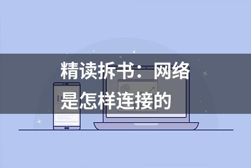 精读拆书：网络是怎样连接的