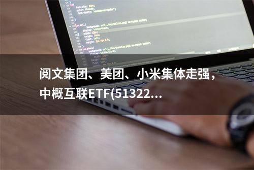 阅文集团、美团、小米集体走强，中概互联ETF(513220)放量劲升2.46%，机构：垂类龙头或更具确定性