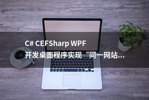 C# CEFSharp WPF开发桌面程序实现“同一网站多开”