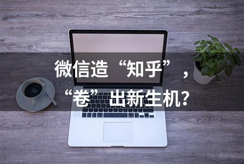 微信造“知乎”，“卷”出新生机？