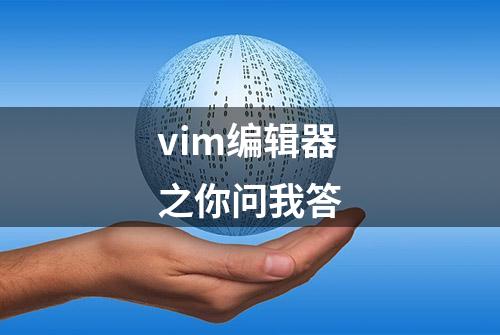 vim编辑器之你问我答