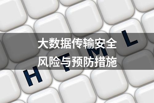 大数据传输安全风险与预防措施