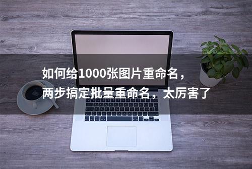 如何给1000张图片重命名，两步搞定批量重命名，太厉害了