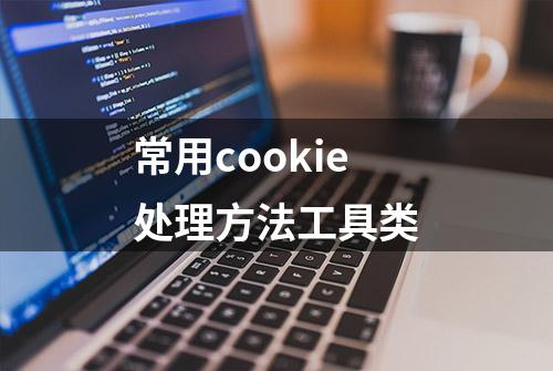 常用cookie处理方法工具类