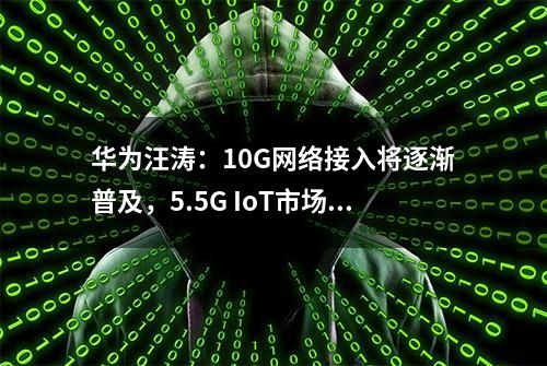 华为汪涛：10G网络接入将逐渐普及，5.5G IoT市场规模快速成长