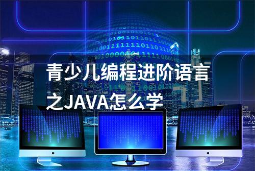 青少儿编程进阶语言之JAVA怎么学