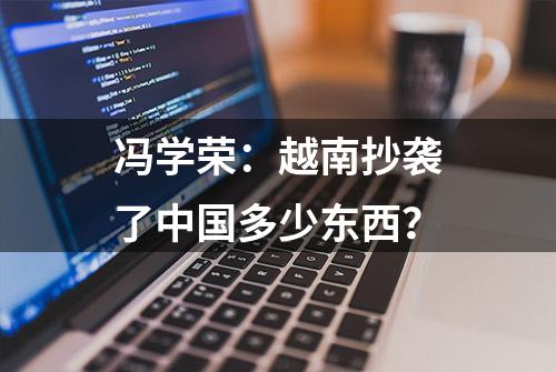 冯学荣：越南抄袭了中国多少东西？