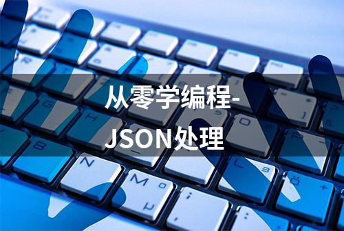 从零学编程-JSON处理