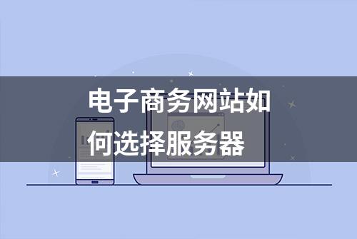 电子商务网站如何选择服务器