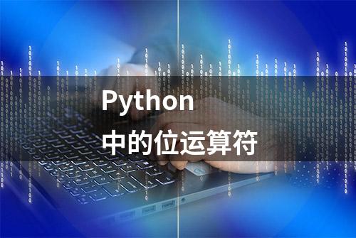 Python中的位运算符