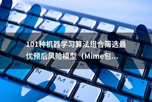 101种机器学习算法组合筛选最优预后风险模型（Mime包）