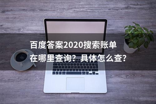 百度答案2020搜索账单在哪里查询？具体怎么查？