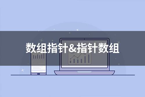 数组指针&指针数组