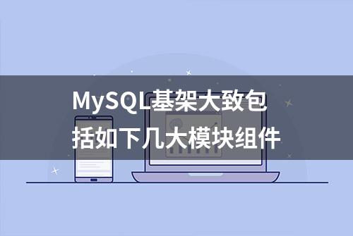 MySQL基架大致包括如下几大模块组件