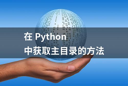 在 Python 中获取主目录的方法