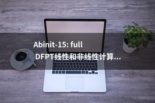 Abinit-15: full DFPT线性和非线性计算（静态介电常数等）