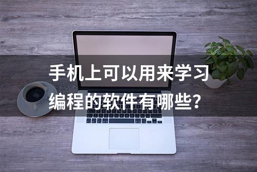 手机上可以用来学习编程的软件有哪些？