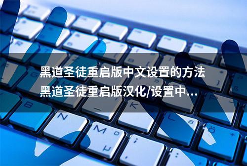 黑道圣徒重启版中文设置的方法 黑道圣徒重启版汉化/设置中文教程